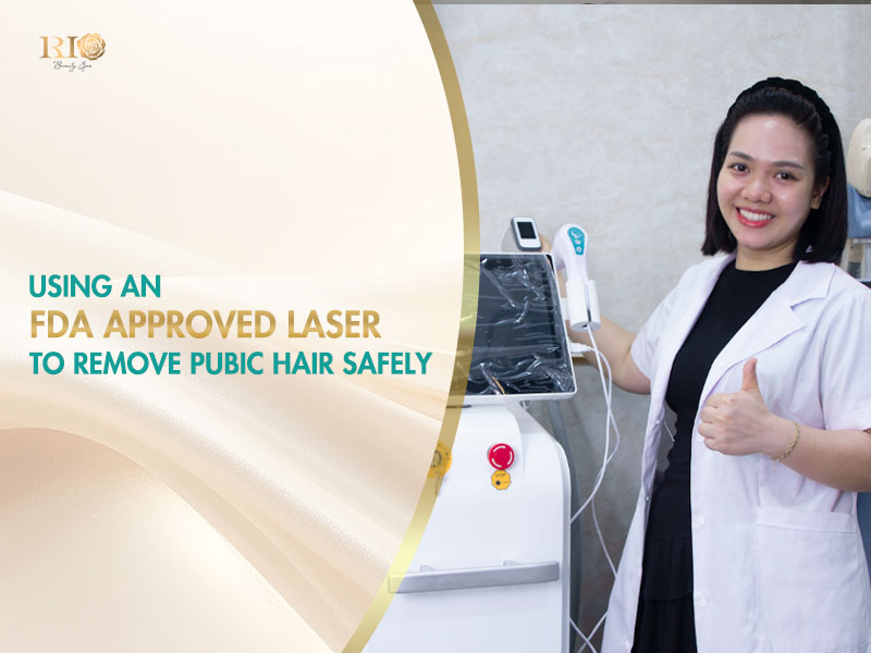 Graphic of hair growth cycles explaining how pubic area laser hair removal works for permanent results.