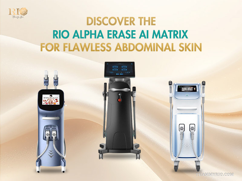 Advanced machines for stomach laser hair removal and flawless abdominal skin at Rio Beauty Spa