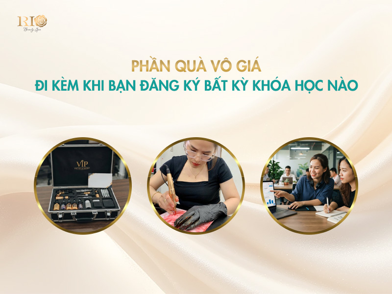 Thẩm Mỹ Rio mang đến nhiều quà tặng giá trị và môi trường thực chiến tại cơ sở đang kinh doanh