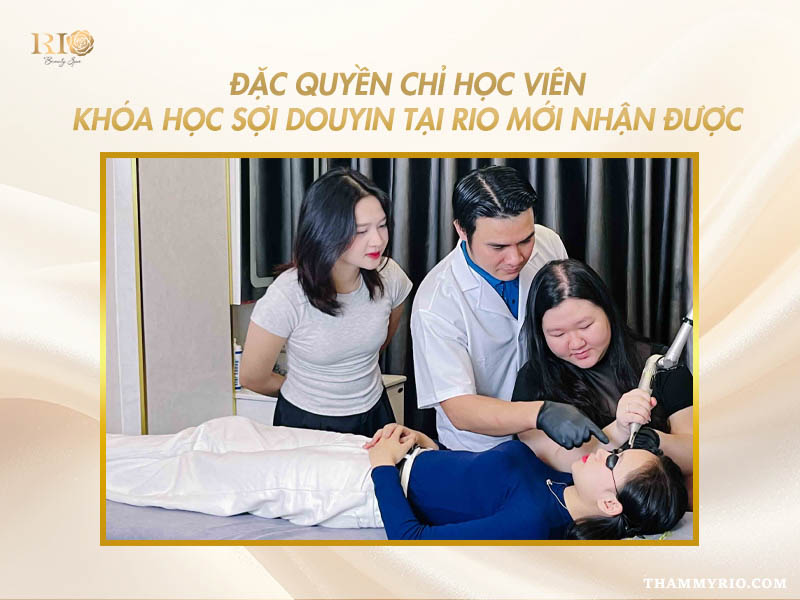 Đặc quyền học viên khi tham gia khóa học xăm sợi Douyin tại Rio