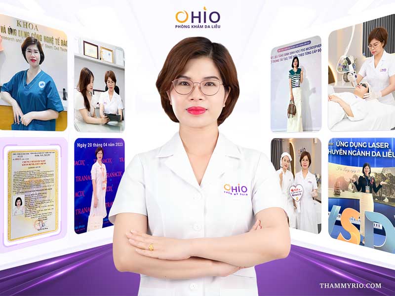 Profile and certificates of a qualified female laser tattoo removal specialist from Ohio Dermatology Clinic.