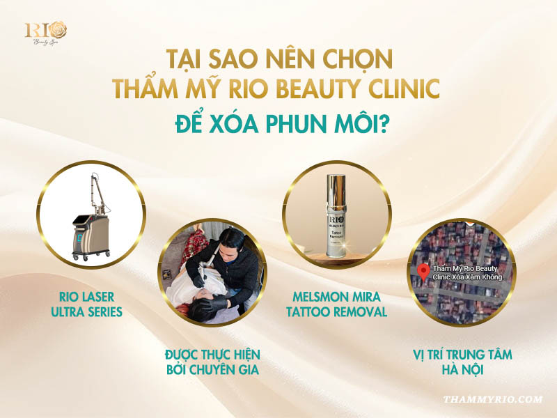 Cơ sở uy tín có bảng giá xóa xăm môi tốt tại Hà Nội.