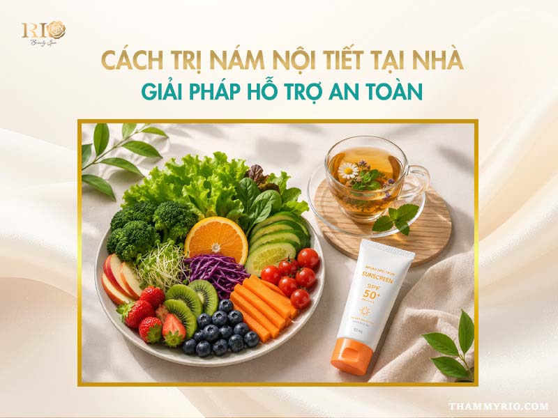 Cách điều trị nám nội tiết tại nhà an toàn