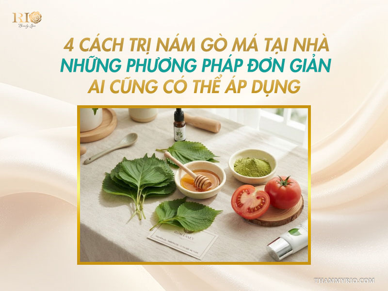 Các cách trị nám gò má tại nhà đơn giản bằng lá tía tô và mật ong.
