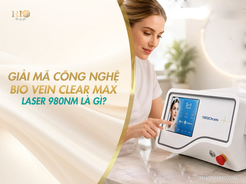 Kỹ thuật viên thao tác màn hình cảm ứng của thiết bị ứng dụng Công nghệ Bio Vein Clear Max 980 nm