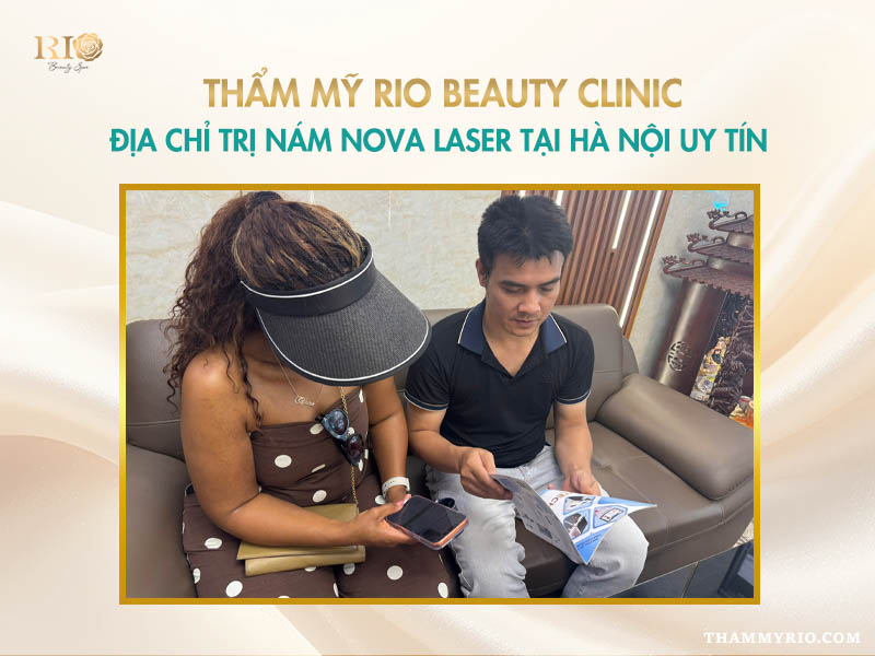 Chuyên gia Laser Trần Mạnh Thắng tư vấn tổ hợp công nghệ Nova Laser tại Rio Beauty Clinic
