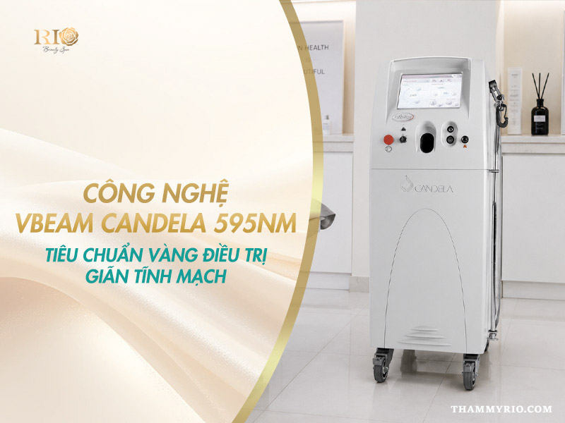 Thiết bị máy laser thế hệ mới ứng dụng Công nghệ Vbeam Candela 595nm tiêu chuẩn vàng điều trị giãn tĩnh mạch