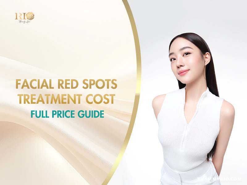 Facial red spots treatment cost full price guide overview