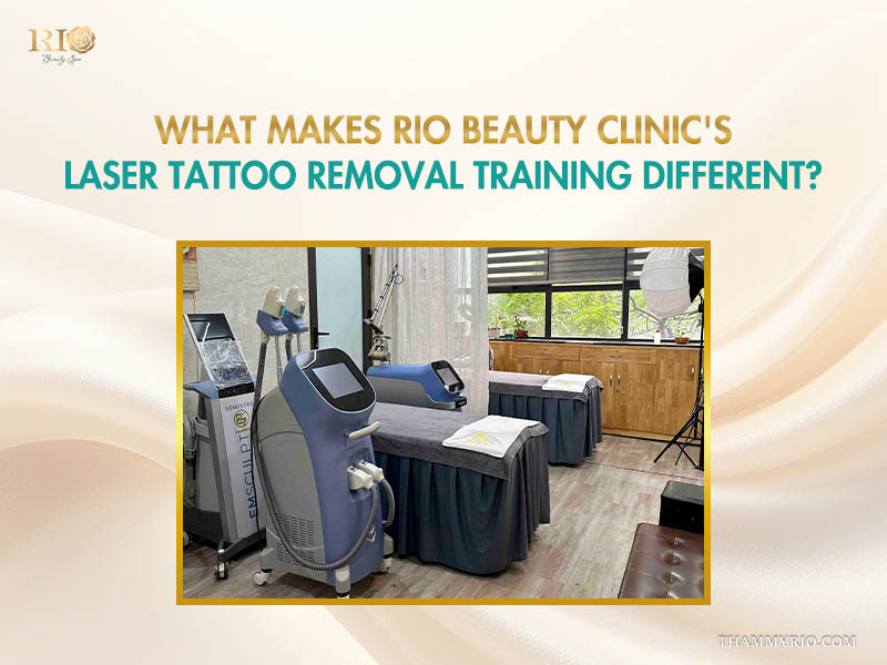 Modern aesthetic treatment room fully equipped with high-tech laser devices at Rio Beauty Clinic