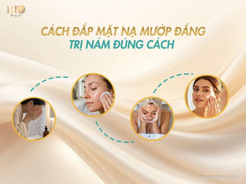Hướng dẫn các bước đắp mặt nạ mướp đắng trị nám đúng cách cho da mặt.