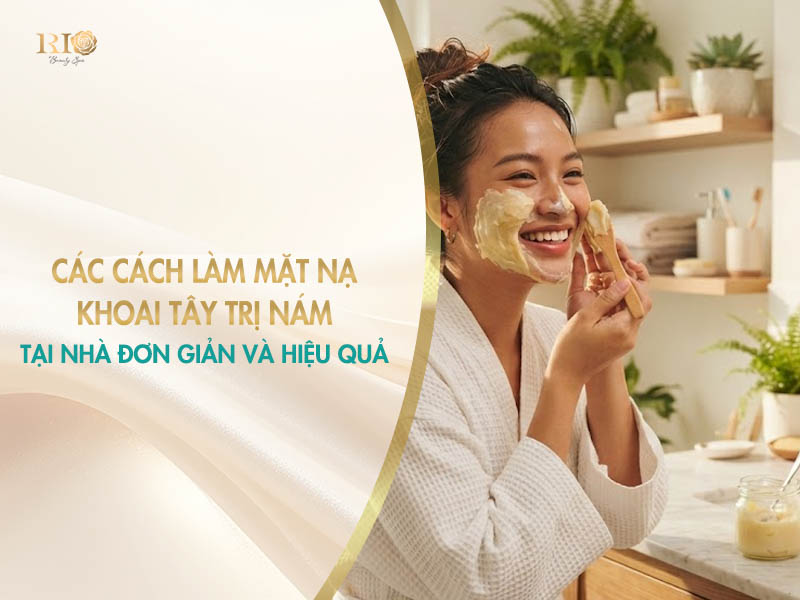 Hướng dẫn cách làm mặt nạ khoai tây trị nám tại nhà.