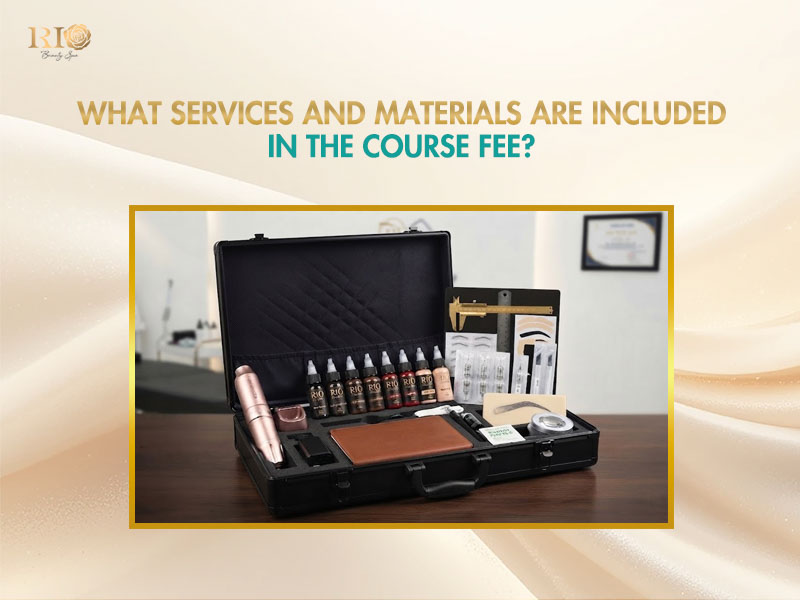 Premium all-inclusive PMU tool kit briefcase with machine, pigments, and practice skins included in the scalp micropigmentation training cost