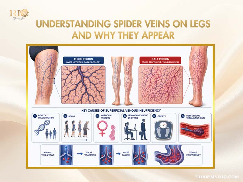 Understanding spider veins on legs and causes