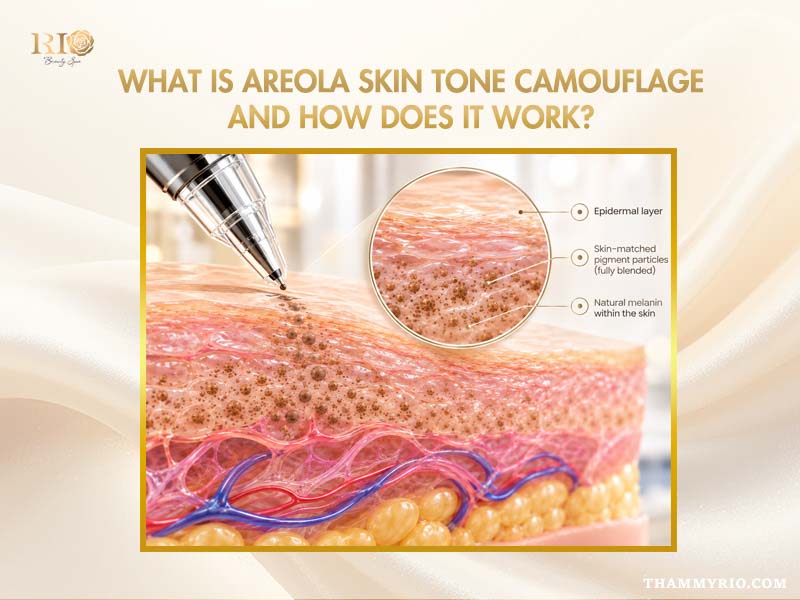 What is areola skin tone camouflage and how does it work.