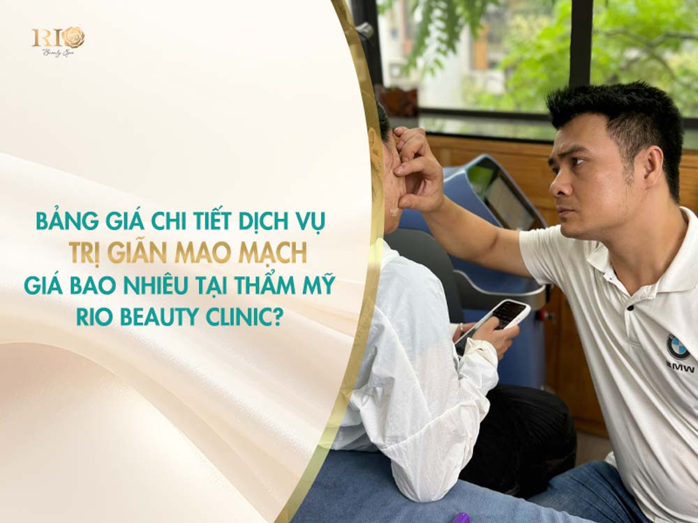 Chuyên gia tư vấn bảng giá điều trị giãn mao mạch tại thẩm mỹ Rio Beauty Clinic.