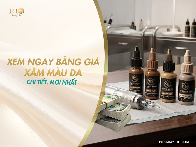 ALT: Cập nhật bảng giá xăm màu da mới nhất cùng dụng cụ mực xăm chuyên dụng.