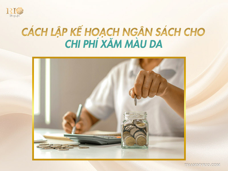 Hướng dẫn lập ngân sách dựa trên bảng giá xăm màu da.