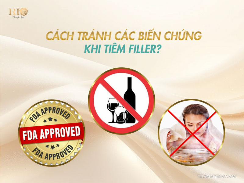 Hướng dẫn những cách phòng tránh biến chứng tiêm filler an toàn.