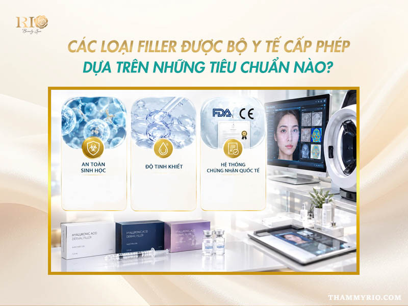 Đồ họa phân tích ba tiêu chuẩn đánh giá các loại filler được bộ y tế cấp phép lưu hành.