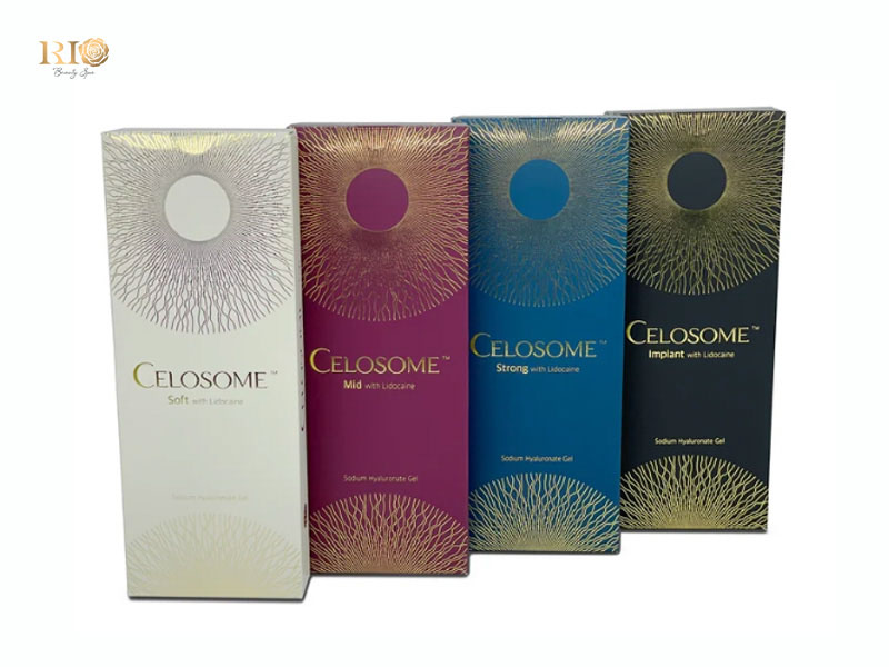 Bốn dòng sản phẩm Celosome cao cấp thuộc danh mục các loại filler được bộ y tế cấp phép.
