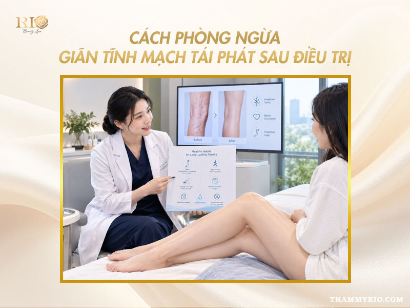 Hướng dẫn cách phòng ngừa giãn tĩnh mạch tái phát.