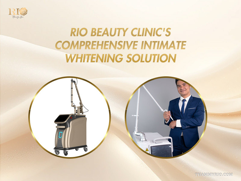 Modern laser machine and doctor at Rio Beauty Clinic offering safe alternatives to DIY intimate bleaching