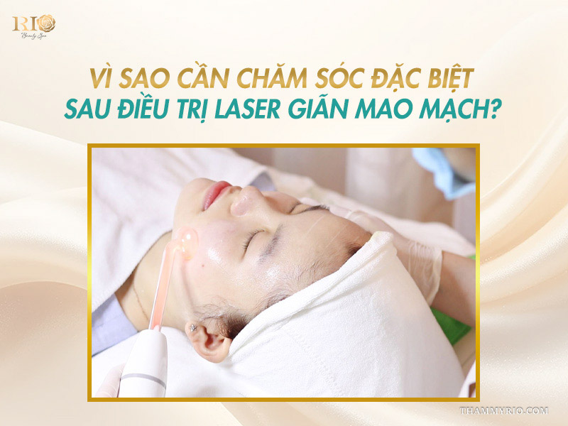 Điện di làm dịu phục hồi làn da nhạy cảm ngăn ngừa hiện tượng giãn mao mạch sau laser