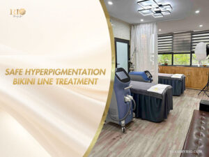 Private aesthetic suite with advanced laser platforms for safe hyperpigmentation bikini line treatment at Rio Beauty Clinic