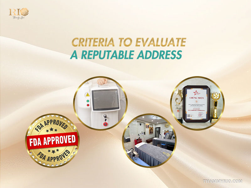 Criteria to evaluate a reputable address for FDA approved knee bleaching in Hanoi.