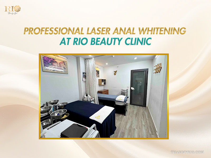 Private, hygienic treatment suite prepared for discrete laser anal whitening procedures at Rio Beauty Clinic