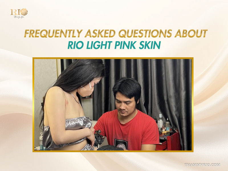 Master artist performing fine micro-pigmentation steps to address client FAQs on Rio Light Pink Skin