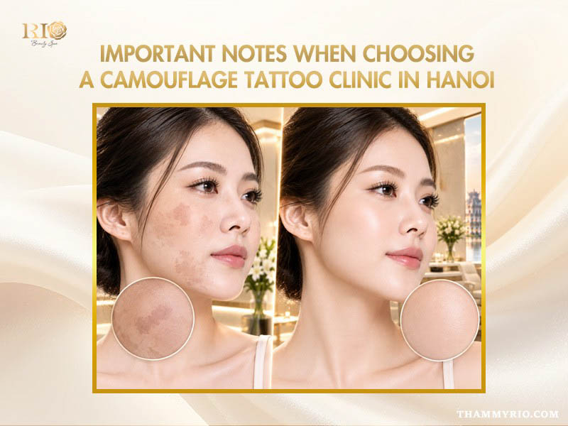 Important notes when choosing a skin camouflage tattoo in Hanoi clinic