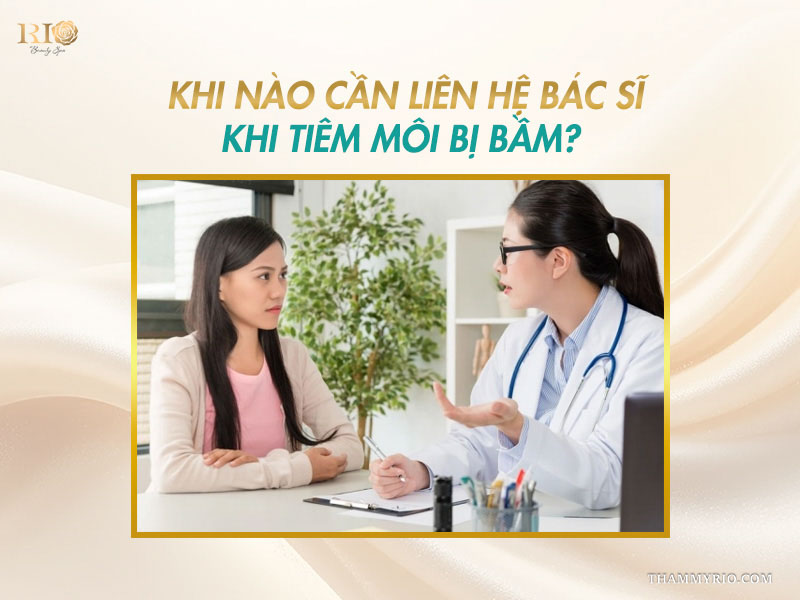 Bác sĩ tư vấn cách xử lý khi gặp tình trạng tiêm môi bị bầm