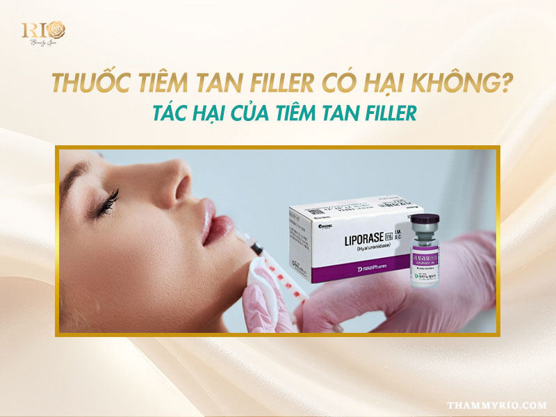 Hình ảnh lọ thuốc Liporase chính hãng dùng trong kỹ thuật tiêm tan filler.
