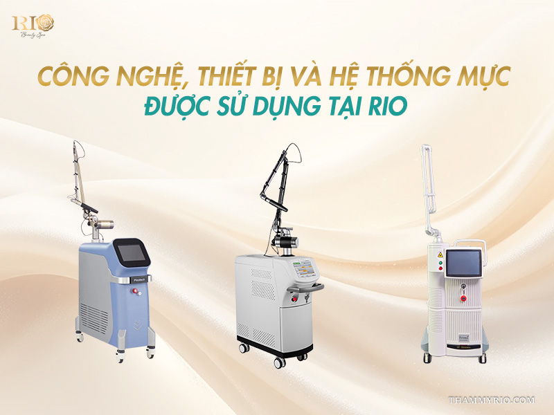 Dàn máy laser công nghệ cao hỗ trợ hạ sắc tố sâu trước khi xăm màu da khử thâm bikini