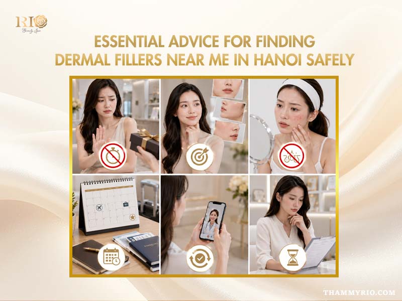 Six safety tips for selecting the best dermal fillers in Hanoi at aesthetic clinics.