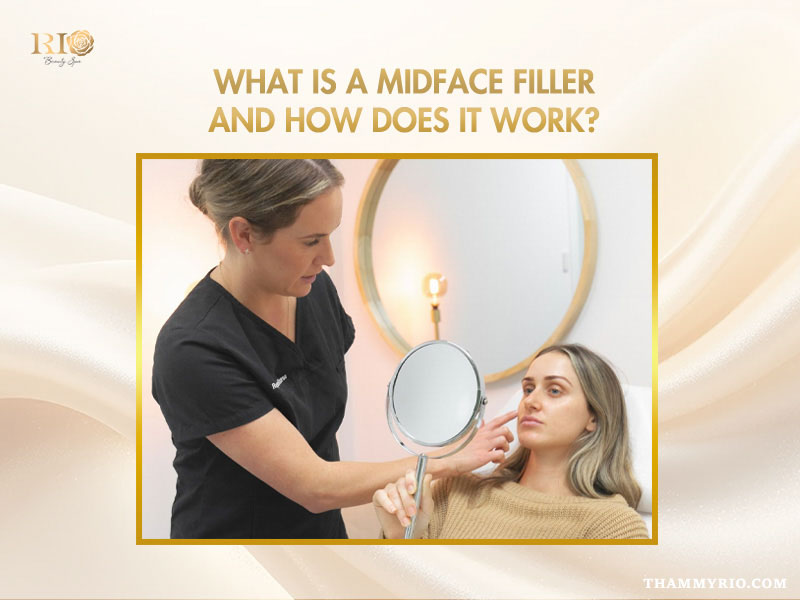 Midface cheek filler consultation