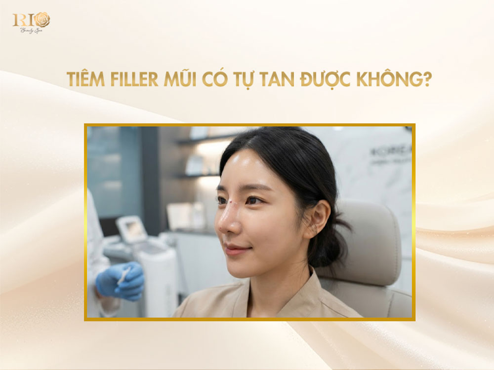 Dáng mũi sau thực hiện và thắc mắc tiêm filler có tự tan không.