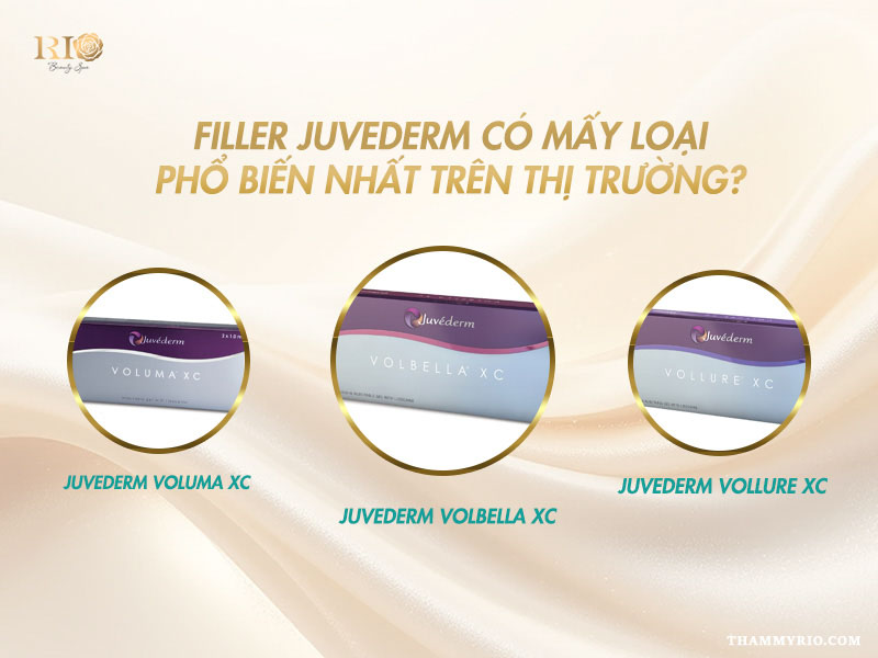 Các loại phổ biến khi tìm hiểu filler Juvederm của nước nào.