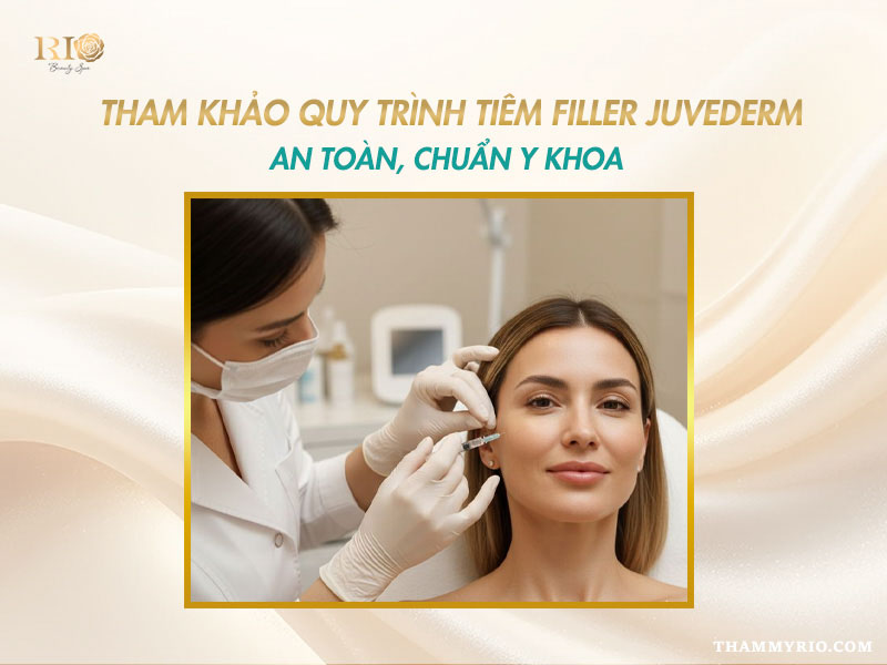 Quy trình tiêm chuẩn y khoa của filler Juvederm của nước nào.