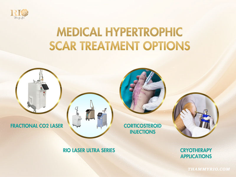 Medical equipment for hypertrophic scar treatment options