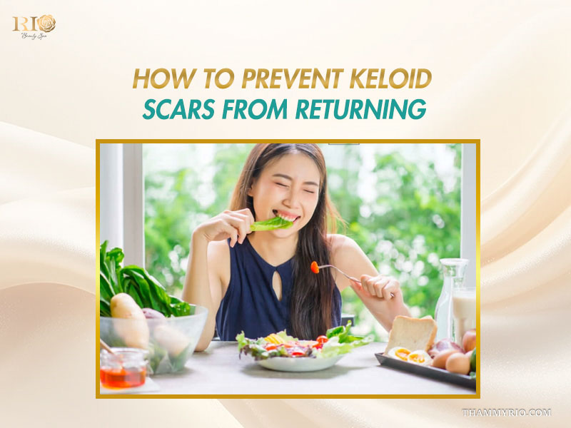 Keloid scar treatment prevention tips with healthy diet and nutrition