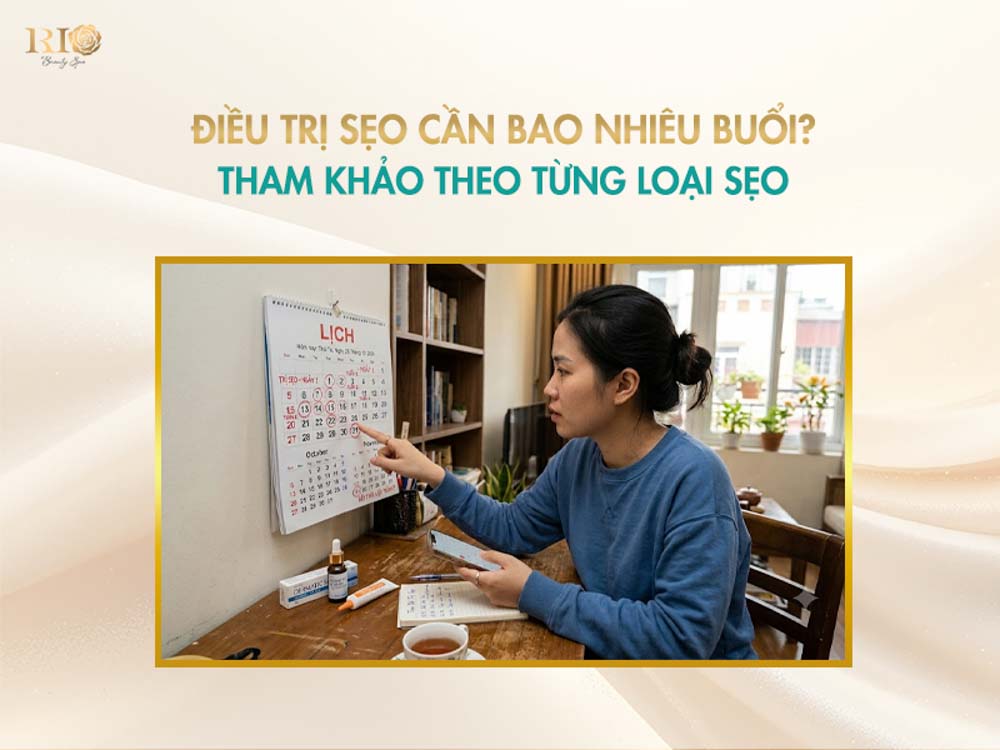 số buổi thực hiện quy trình điều trị sẹo theo từng loại